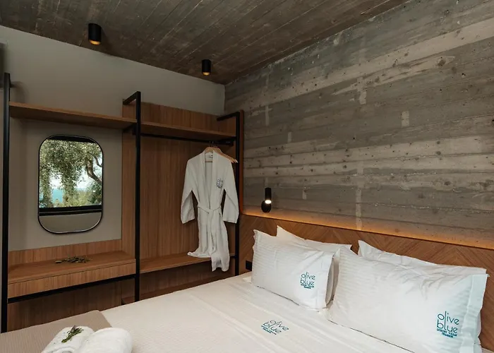 Olive Blue Thassos Luxury Astris