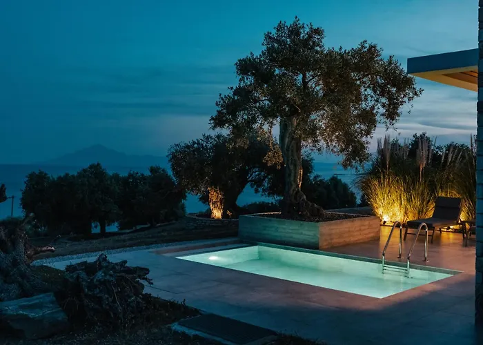 Villa Olive Blue Thassos Luxury